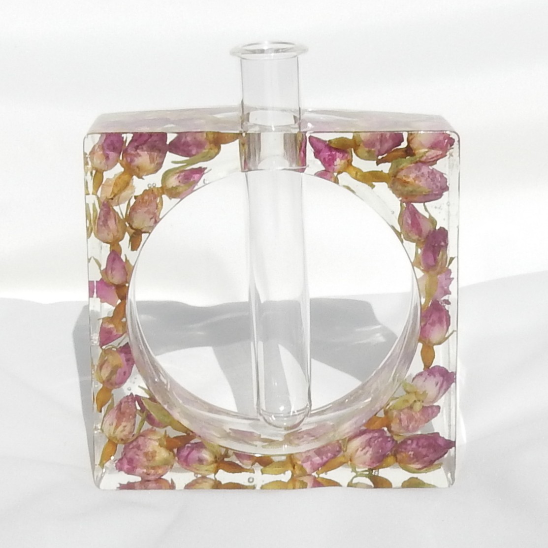 Vase - Firkant - Roseknopper - Bilde 2