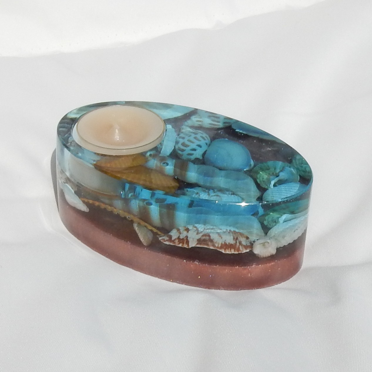 Lysholder - Oval - Skjell - Bilde 2