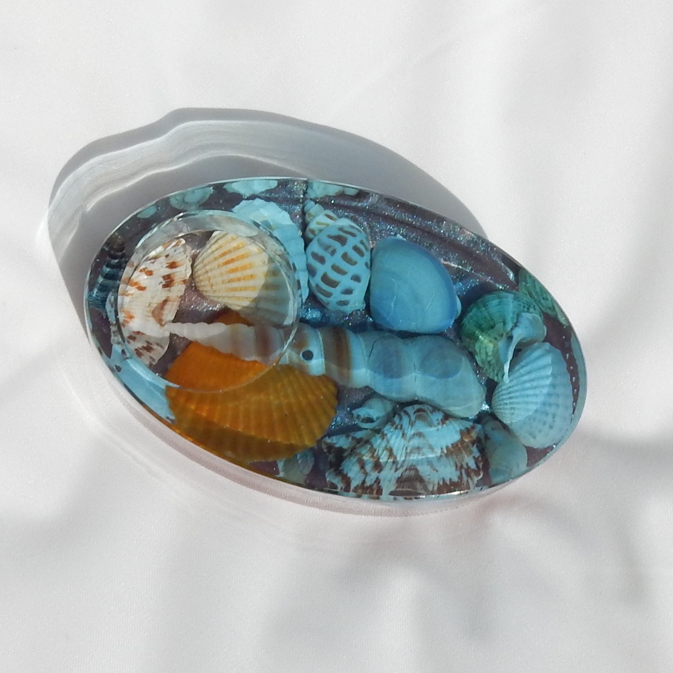 Lysholder - Oval - Skjell - Bilde 3