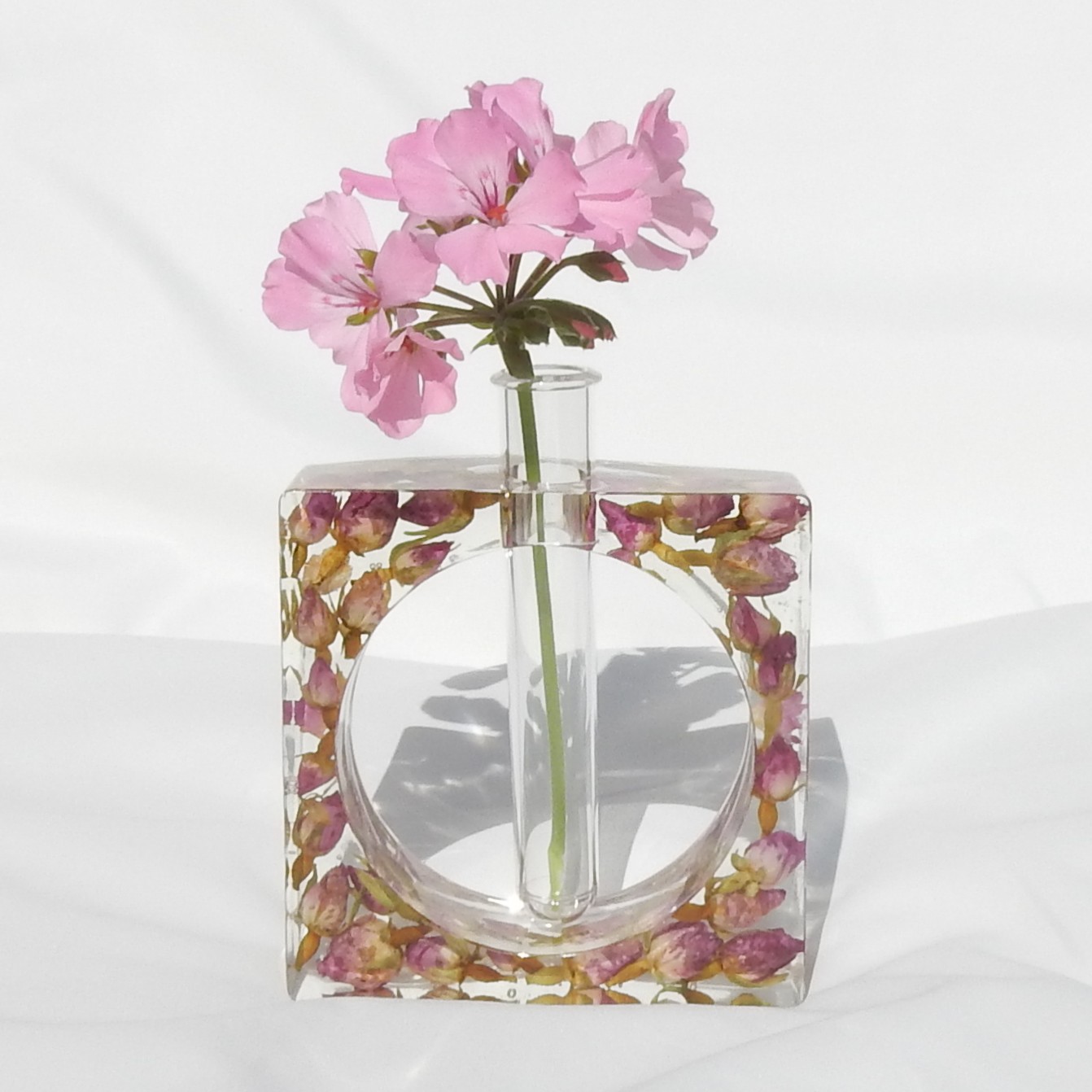 Vase - Firkant - Roseknopper - Bilde 3